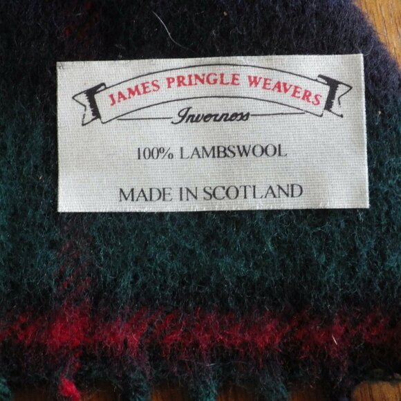 James Pringle Weavers Scarf/ Tartan Plaid/ Made in Inverness Scotland - Picture 2 of 4